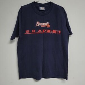 Braves 1996 Schedule T-Shirt Lee Sport Mens Large Shirt Tee Made‎ in USA Vintage